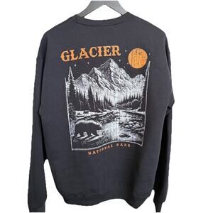 Bowery Supply Co Glacier National Park GORP Core Vintage Crewneck Sweatshirt M